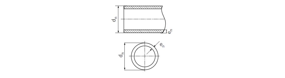 Drawing PE pipe