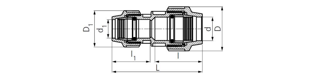Drawing PE reducer