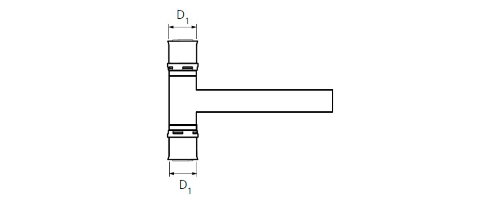 Drawing connecting branch to radiator