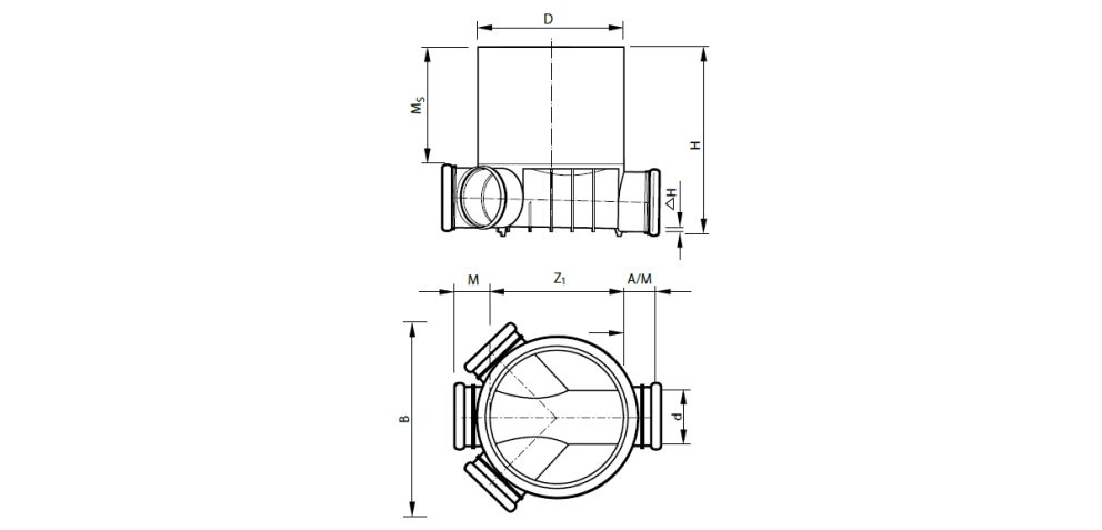 Drawing PRO 400 double branch Pragma