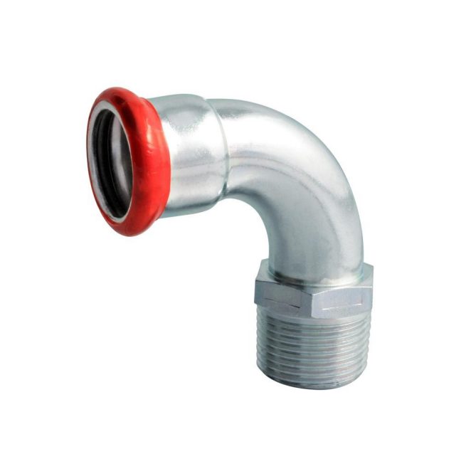 Steel bend male thread C-Press