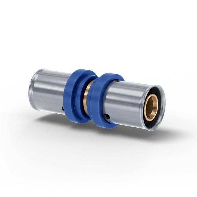 Brass press coupling