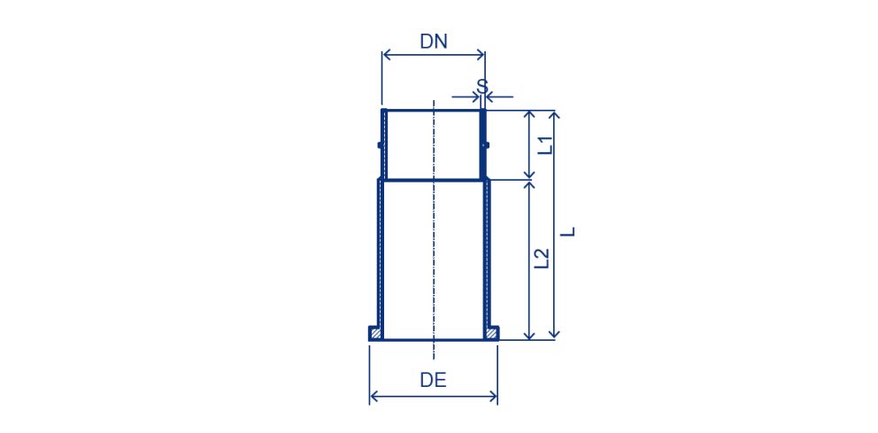 PEHD weldable socket