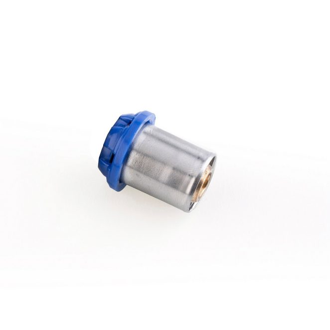 Brass press plug
