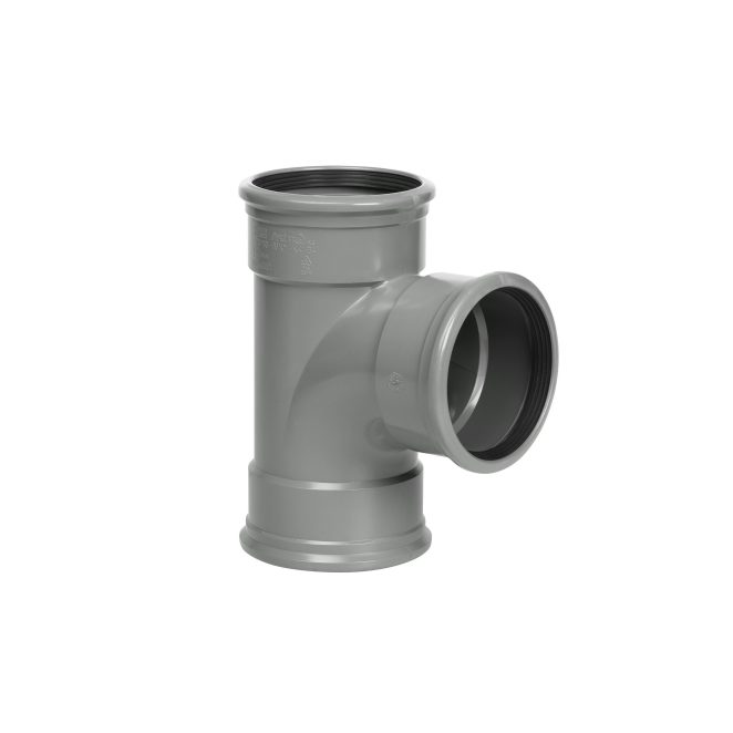 PVC 87° 30' Double socket branch FF